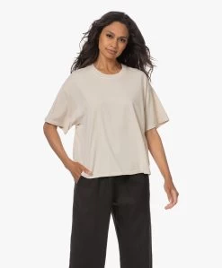 Xírena Palmer Katoenen T-Shirt - Beige -JAMES PERSE WINKEL 230608 b4ff6873 7ae3 4244 840a 6c9b36504a7b