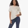 By Malene Birger Aleah Lyocell T-Shirt - Whisper White -JAMES PERSE WINKEL 230613 30e4d1ab 42c9 4829 84c9 fdf36787277a