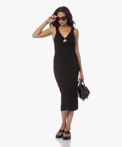 Rails Vienna Cut-Out Midi Jurk - Zwart -JAMES PERSE WINKEL 230613 3344f6dc b3e2 48ba 9854 43adbf85fc8d
