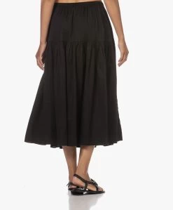 Enza Costa Cool Cotton Tiered Maxi Rok - Zwart 18 Enza Costa Cool Cotton Tiered Maxi Rok - Zwart -JAMES PERSE WINKEL 230613 649e37b3 6d3a 4917 8e1e e7d32a5df4e8