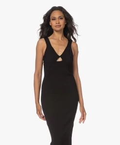 Rails Vienna Cut-Out Midi Jurk - Zwart -JAMES PERSE WINKEL 230613 d2fb58df dc29 4d12 9418 1f1fadfd3e54