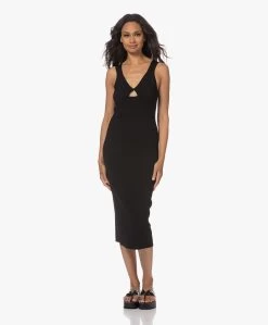 Rails Vienna Cut-Out Midi Jurk - Zwart -JAMES PERSE WINKEL 230613 eb4ee035 0c44 467b a953 bbfb53d1efce