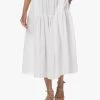 Enza Costa Cool Cotton Tiered Maxi Rok - Wit -JAMES PERSE WINKEL 230614 05a7606b df3f 49a7 af06 f1350a11e5b0
