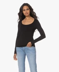 No Man'S Land Basic Viscose Longsleeve - Zwart -JAMES PERSE WINKEL 230614 4fbaff77 a9d6 485c 9ea6 3831790ea98a