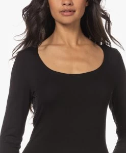 No Man'S Land Basic Viscose Longsleeve - Zwart -JAMES PERSE WINKEL 230614 6bbaafb1 8946 48fd afcb 6dd756880603