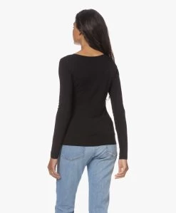 No Man'S Land Basic Viscose Longsleeve - Zwart -JAMES PERSE WINKEL 230614 7a3bbb1f c940 4f06 88e4 db2bd94e3729