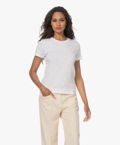 American Vintage Sonoma Katoenen Slub T-Shirt - Wit -JAMES PERSE WINKEL 230614 93ab2ea5 1eaa 477e b41a 0a31b1e05386