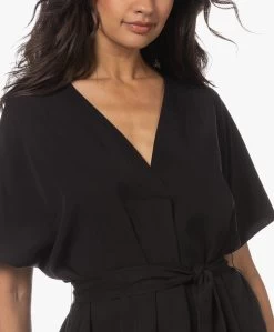 Vince Belted Lyocell Midi Jurk - Zwart -JAMES PERSE WINKEL 230614 ae3b3591 2351 4c65 b4c7 803f8aa226b8