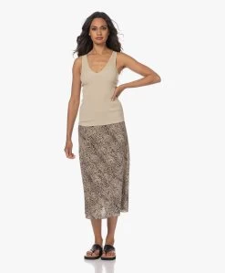 By Malene Birger Bosha Midi Slangenprint Rok - Zwart/Beige -JAMES PERSE WINKEL 230614 c433ee44 2852 4988 9798 724c676872d8