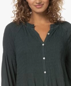 By-Bar Loulou Gesmokte Maxi Jurk - Pine Forest -JAMES PERSE WINKEL 230620 371a1f2a 75fa 4cbe bc91 75050d993610