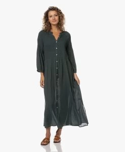 By-Bar Loulou Gesmokte Maxi Jurk - Pine Forest -JAMES PERSE WINKEL 230620 37a7f364 c99e 417e 9ef8 517346c7107f