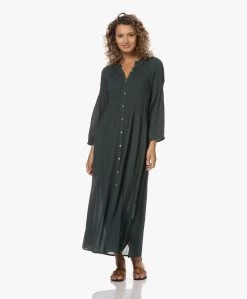 By-Bar Loulou Gesmokte Maxi Jurk - Pine Forest -JAMES PERSE WINKEL 230620 b0f9d554 be0c 4327 9ca6 489852c30eb3