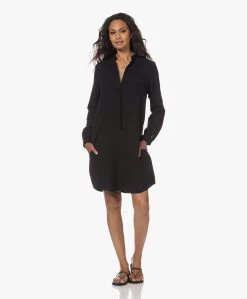 Woman By Earn Ted Katoenen Mousseline Jurk - Zwart -JAMES PERSE WINKEL 230622 104f209c 8da4 40b8 aa54 c0f8ece9f218