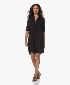 Woman By Earn Ted Katoenen Mousseline Jurk - Zwart -JAMES PERSE WINKEL 230622 3421f14f a2d1 4bbd ae23 ee2f68cdd083
