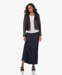 Woman By Earn Bo Satijnen Maxi Rok - Navy -JAMES PERSE WINKEL 230622 50a0bae4 4e79 43b4 a2eb 2f735ee2a9ef