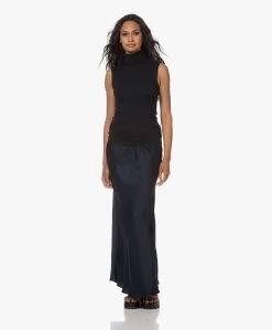 Woman By Earn Bo Satijnen Maxi Rok - Navy -JAMES PERSE WINKEL 230622 9ed2b495 5be3 43da 97e9 fa1023a85d5f