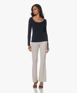 No Man'S Land Basic Viscose Longsleeve - Dark Sapphire -JAMES PERSE WINKEL 230627 54903ab2 550e 46fe 9513 5fab413ca897