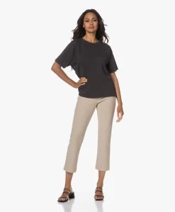 American Vintage Fizvalley Katoenen Boxy T-Shirt - Vintage Carbone -JAMES PERSE WINKEL 230627 82b60e02 389b 4789 9e98 f449332a31be