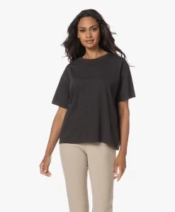 American Vintage Fizvalley Katoenen Boxy T-Shirt - Vintage Carbone -JAMES PERSE WINKEL 230627 9215a1ed 0d18 4e72 b1c7 b4ecba0269e9