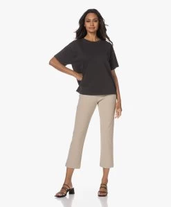 American Vintage Fizvalley Katoenen Boxy T-Shirt - Vintage Carbone -JAMES PERSE WINKEL 230627 924ab2ea c377 4fa6 9270 10479194b30c