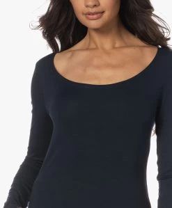 No Man'S Land Basic Viscose Longsleeve - Dark Sapphire -JAMES PERSE WINKEL 230627 983b0341 3ad5 4530 89d4 2633dadfd451