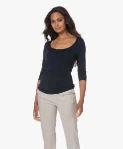 No Man'S Land Basic Viscose Longsleeve - Dark Sapphire -JAMES PERSE WINKEL 230627 9c8d354d 9f68 4bb7 b615 314c231aec0d