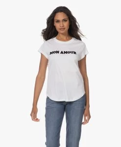 Zadig & Voltaire Woop Mon Amour Print T-Shirt - Wit -JAMES PERSE WINKEL 230627 b161565c 4e74 436d ba64 dadca73e6012