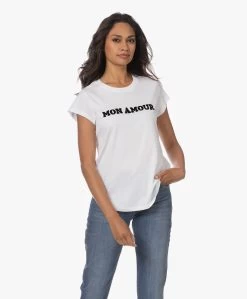 Zadig & Voltaire Woop Mon Amour Print T-Shirt - Wit -JAMES PERSE WINKEL 230627 d891cc29 2e5e 426b af10 633a9ea7e258