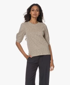 By-Bar Nicky Gestreept Slub Jersey T-Shirt - Chalk -JAMES PERSE WINKEL 230627 f7689422 0da6 427d ab84 2016993acf6c