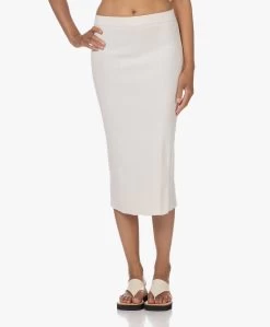 Iro Pointelle Midi-Rok - Mastic