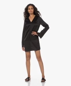 Róhe Satijnen Patchwork Jurk - Zwart -JAMES PERSE WINKEL 230629 234af21f 9c18 4bcd bfac 44f2efaec9f8