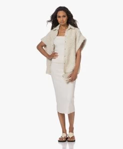 Iro Pointelle Midi-Rok - Mastic -JAMES PERSE WINKEL 230629 6149c802 aee0 4844 947a 33161fa4446e