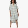 Denimist Flanellen Blousejurk Met Vichy Ruit - Lichtblauw/Ecru -JAMES PERSE WINKEL 230629 6b13b025 f34f 4607 b87b 585e0f0eef27