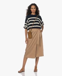 Vince Linnen-Viscose Midi Wikkelrok - Sandshell -JAMES PERSE WINKEL 230629 905dea22 1804 403d 9223 c7bd0555ae47