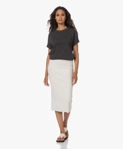 American Vintage Fizvalley Katoenen Boxy T-Shirt - Vintage Carbone -JAMES PERSE WINKEL 230629 dbca86e9 54f7 4044 b0eb 44af33644c8f