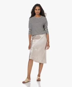 Vince Crush Satijnen Midi Rok - Champagne -JAMES PERSE WINKEL 230704 15a1d400 b59b 4bfb b444 6f0025b9edc3