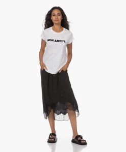 Zadig & Voltaire Joslin Zijden Jacquard Guitar Rok - Zwart -JAMES PERSE WINKEL 230704 1ea58df6 16ea 4314 9460 672c0a361003