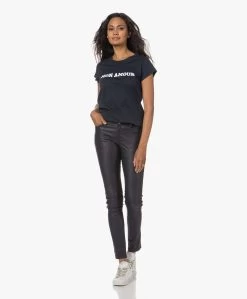 Zadig & Voltaire Woop Mon Amour Print T-Shirt - Marine -JAMES PERSE WINKEL 230704 33460271 e297 4497 9e65 a84f726c8ca2