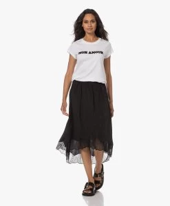 Zadig & Voltaire Woop Mon Amour Print T-Shirt - Wit -JAMES PERSE WINKEL 230704 55392695 9366 44eb 9a7c e6a97fbbc11f