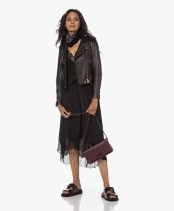 Zadig & Voltaire Joslin Zijden Jacquard Guitar Rok - Zwart -JAMES PERSE WINKEL 230704 6a57c39b b970 4680 9115 e033f63200dd