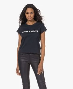 Zadig & Voltaire Woop Mon Amour Print T-Shirt - Marine -JAMES PERSE WINKEL 230704 77ddccaf 0bd9 43e6 a0ca 787e4081816f