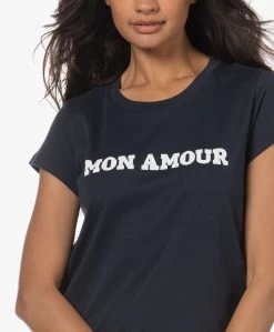 Zadig & Voltaire Woop Mon Amour Print T-Shirt - Marine -JAMES PERSE WINKEL 230704 8d7f3a6c f27a 4987 92eb 0dfdb4221120