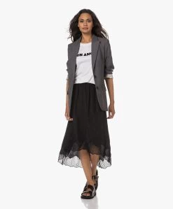 Zadig & Voltaire Joslin Zijden Jacquard Guitar Rok - Zwart -JAMES PERSE WINKEL 230704 975a2d81 5a9e 40b3 a2e8 f7df2253866a