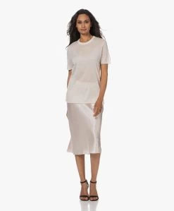 Vince Crush Satijnen Midi Rok - Champagne -JAMES PERSE WINKEL 230704 c0ba72f8 b554 47a1 b7c8 b2124231431f