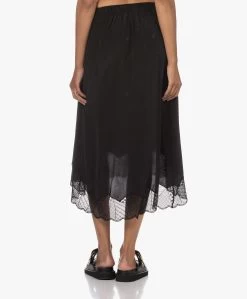 Zadig & Voltaire Joslin Zijden Jacquard Guitar Rok - Zwart -JAMES PERSE WINKEL 230704 cc1d5d05 4c02 43ac 9b12 fe1f80c043ec