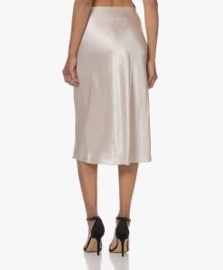 Vince Crush Satijnen Midi Rok - Champagne -JAMES PERSE WINKEL 230704 fc6b3083 3d1a 48fd a388 49c5fabf114b