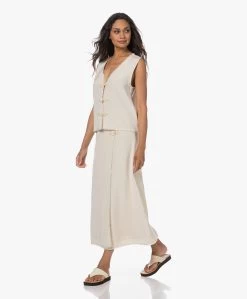 By Malene Birger Esra Crêpe Maxi Rok - Pearl -JAMES PERSE WINKEL 230706 3caf2253 6789 4808 b394 65eee1ed1e15