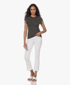 Closed Gestreept T-Shirt Met Kapmouwen - Zwart -JAMES PERSE WINKEL 230706 50da32b9 b0bc 482b 848d 9e0f4d764bd1