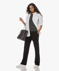 Closed Gestreept T-Shirt Met Kapmouwen - Zwart -JAMES PERSE WINKEL 230706 777dbb5e 3ae1 4beb be5f a62afb207f18