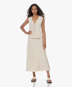 By Malene Birger Esra Crêpe Maxi Rok - Pearl -JAMES PERSE WINKEL 230706 7ea9414c 1dc0 48a5 933a 404ed8ac24d0